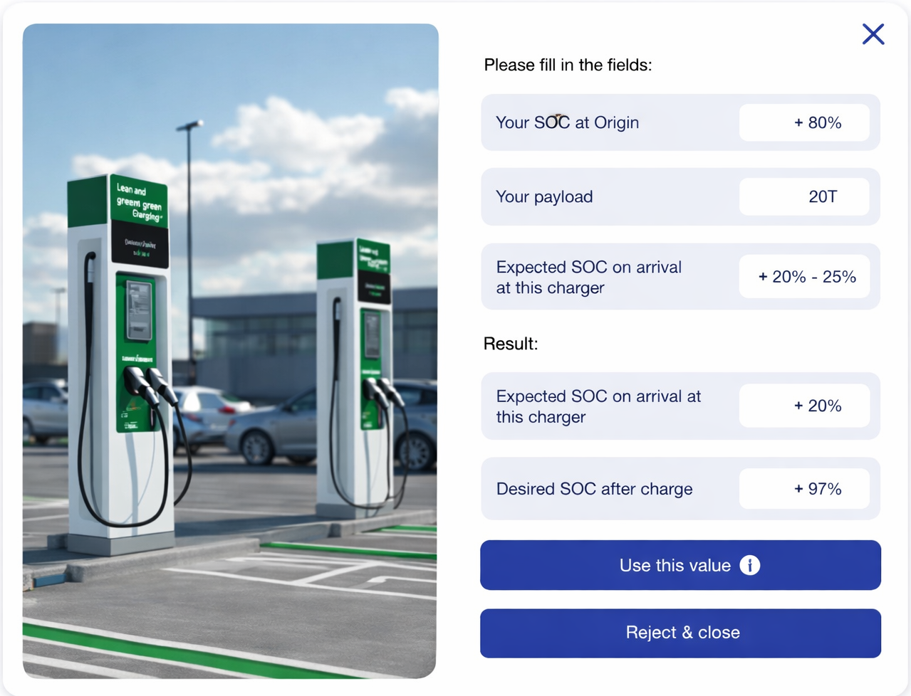 Check charger availability